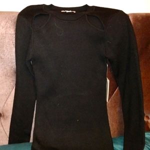Black winter comfortable/sexy dress